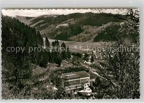 AK / Ansichtskarte Laasphe Kurhaus Kneipp Sanatorium Dr de la Camp Kat. Bad Laasphe