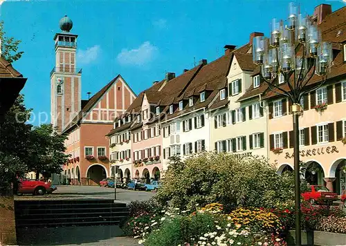 AK / Ansichtskarte Freudenstadt Marktplatz mit Rathaus Kat. Freudenstadt