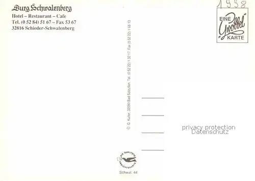 AK / Ansichtskarte Schieder Schwalenberg Burg Schwalenberg Kat. Schieder Schwalenberg