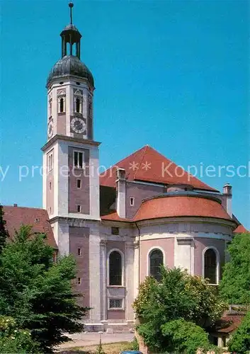 AK / Ansichtskarte Eichstaett Oberbayern Schutzengelkirche Turm mit der Apsis Kat. Eichstaett