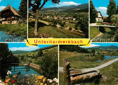 AK / Ansichtskarte Unterharmersbach Panoramen Kat. Zell am Harmersbach