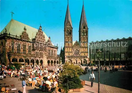 AK / Ansichtskarte Bremen Marktplatz Rathaus Dom Parlamentsgebaeude Kat. Bremen
