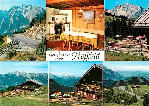 AK / Ansichtskarte Rossfeldhuette Panorama Terrasse Teilansicht  Kat. Berchtesgaden