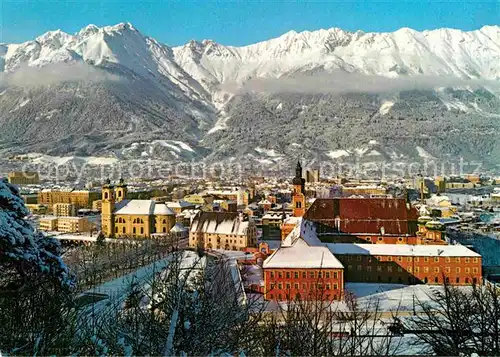 AK / Ansichtskarte Innsbruck Blick gegen Nordkette Kat. Innsbruck