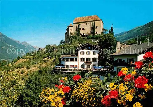 AK / Ansichtskarte Schenna Meran Teilansicht mit Burg Kat. Italien