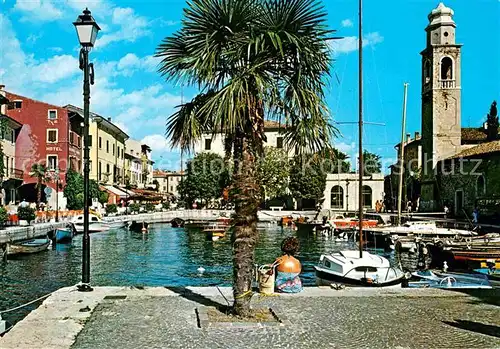 AK / Ansichtskarte Lazise Lago di Garda Hafen Kat. Lazise