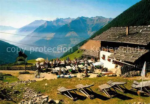 AK / Ansichtskarte Tall Schenna Hiasl Hof Imbisstube Jausenstation Kat. Meran Suedtirol