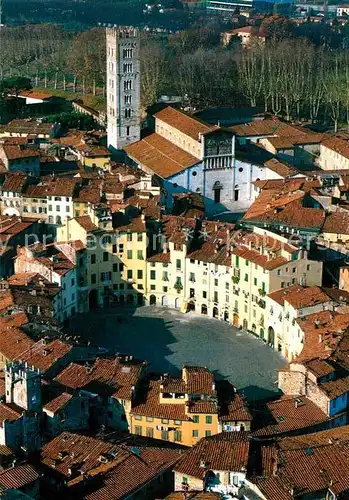 AK / Ansichtskarte Lucca Fliegeraufnahme Basilika Kat. Lucca