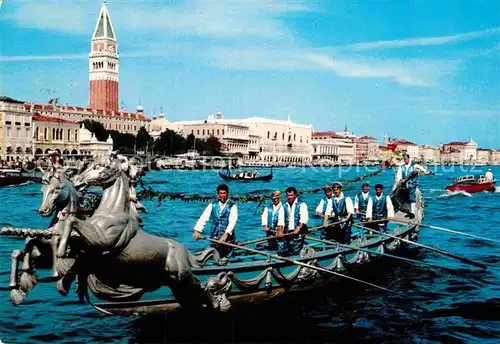 AK / Ansichtskarte Venezia Lido Historische Regatta Bissona Cavalli