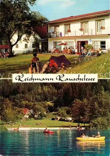 AK / Ansichtskarte Keutschach See Reichmann Rauschelsee Jausestation Strandcamping Kat. Keutschach am See