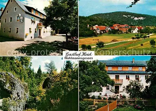 AK / Ansichtskarte Muggendorf Fraenkische Schweiz Gasthof Heid Wohlmannsgesees Kat. Wiesenttal