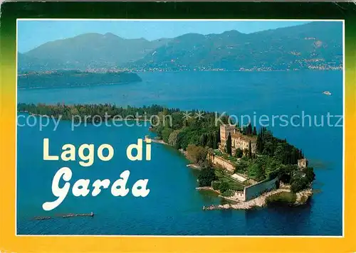 AK / Ansichtskarte Lago di Garda Fliegeraufnahme Kat. Italien