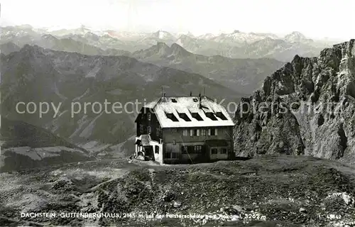 AK / Ansichtskarte Ramsau Dachstein Steiermark Guttenberghaus Feisterscharte Ankogel  Kat. Ramsau am Dachstein