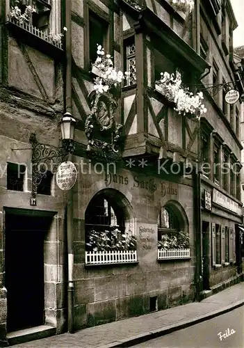 AK / Ansichtskarte Nuernberg Hans Sachs Haus  Kat. Nuernberg