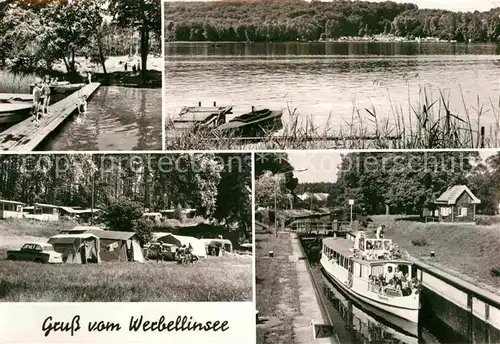 AK / Ansichtskarte Werbellinsee Altenhof Motorboot Loecknitz  Kat. Schorfheide