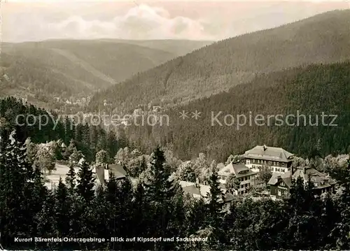 AK / Ansichtskarte Baerenfels Erzgebirge Kipsdorf Sachsenhof  Kat. Altenberg