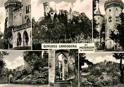 AK / Ansichtskarte Meiningen Thueringen Schloss Landsberg  Kat. Meiningen