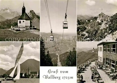 AK / Ansichtskarte Rottach Egern Wallberg Seilbahn  Kat. Rottach Egern