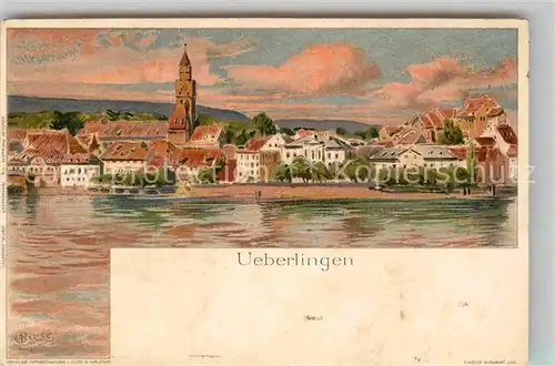 AK / Ansichtskarte ueberlingen Bodensee Kuenstlerkarte C. Biese  Kat. ueberlingen