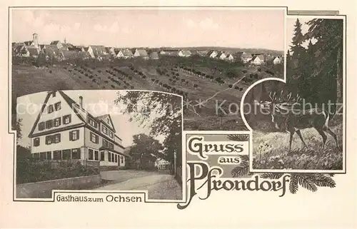 AK / Ansichtskarte Pfrondorf Tuebingen Gasthaus Ochsen  Kat. Tuebingen