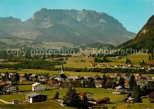 AK / Ansichtskarte Koessen Tirol mit Kaisergebirge Kat. Koessen