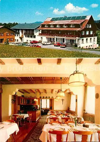 AK / Ansichtskarte Krumbach Vorarlberg Rossbad Gastraum Kat. Krumbach