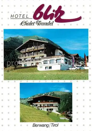 AK / Ansichtskarte Berwang Tirol Hotel Blitz Chateau Traudel Kat. Berwang