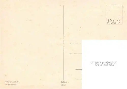 AK / Ansichtskarte Kaiserslautern Fackel Rondell Kat. Kaiserslautern