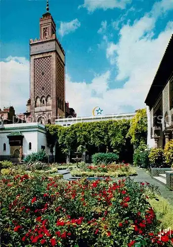 AK / Ansichtskarte Paris Mosquee de Paris Minaret et Jardin d entree Kat. Paris