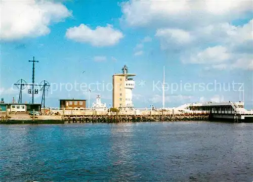 AK / Ansichtskarte Cuxhaven Nordseebad Alte Liebe und Radarturm mit Semaphor Kat. Cuxhaven