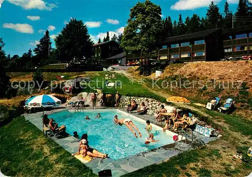 AK / Ansichtskarte Telemarken Lifjell Turisthotell Freibad Kat. Norwegen