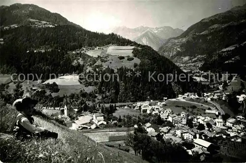 AK / Ansichtskarte St Leonhard Passeier Panorama gegen Otztaler Alpen Kat. St Leonhard in Passeier Suedtirol