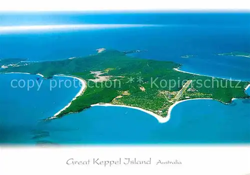 AK / Ansichtskarte Australien Fliegeraufnahme Great Keppel Island Kat. Australien