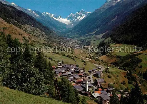 AK / Ansichtskarte Ferden Kippel Wieler Langgletscher Loetschenluecke Kat. Ferden