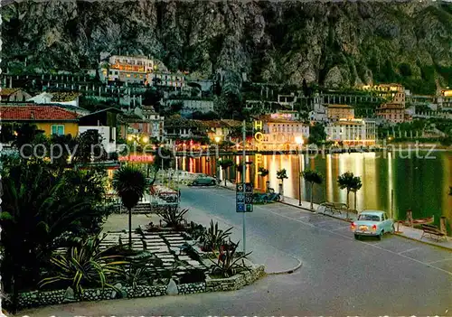 AK / Ansichtskarte Limone Lago di Garda Promenade bei Nacht