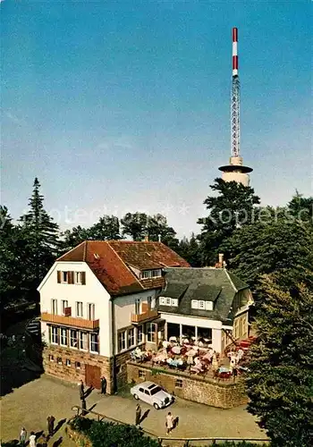 AK / Ansichtskarte Heidelberg Neckar Berghotel Koenigstuhl Sender Kat. Heidelberg