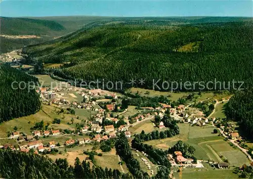 AK / Ansichtskarte Enzkloesterle Luftkurort Wintersportplatz Fliegeraufnahme Kat. Enzkloesterle