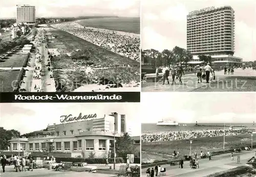 AK / Ansichtskarte Rostock Warnemuende Hotel Neptun Kurhaus Promenade  Kat. Rostock