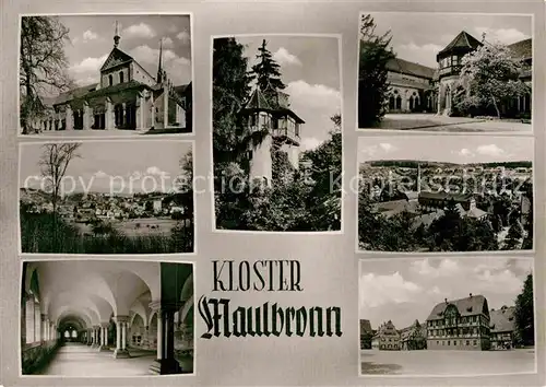 AK / Ansichtskarte Maulbronn Kloster Maulbronn  Kat. Maulbronn