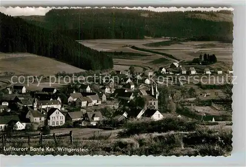 AK / Ansichtskarte Banfe Panorama Kat. Bad Laasphe