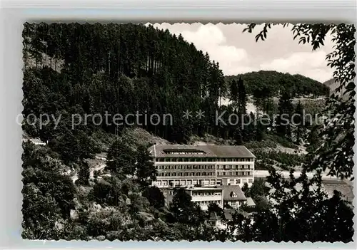 AK / Ansichtskarte Laasphe Kurhaus Sanatorium Dr de la Camp Kat. Bad Laasphe