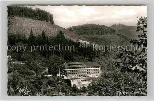 AK / Ansichtskarte Laasphe Kurhaus Kneipp Sanatorium Dr de la Camp Kat. Bad Laasphe