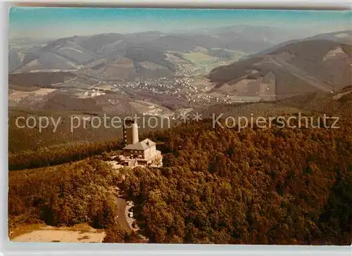 AK / Ansichtskarte Altenhundem Fliegeraufnahme Aussichtsturm Kat. Lennestadt
