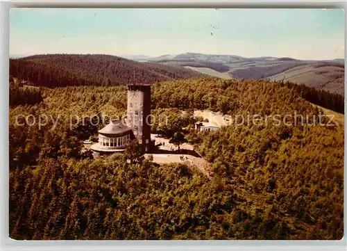 AK / Ansichtskarte Altenhundem Fliegeraufnahme Aussichtsturm Kat. Lennestadt