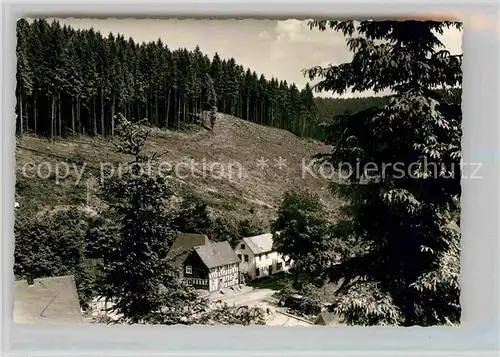 AK / Ansichtskarte Volkholz Gasthaus Waldesrauschen Kat. Bad Laasphe