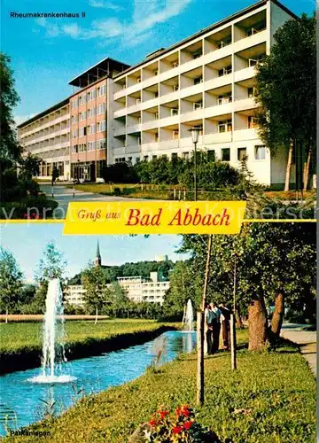 AK / Ansichtskarte Bad Abbach Rheumakrankenhaus Parkanlagen  Kat. Bad Abbach