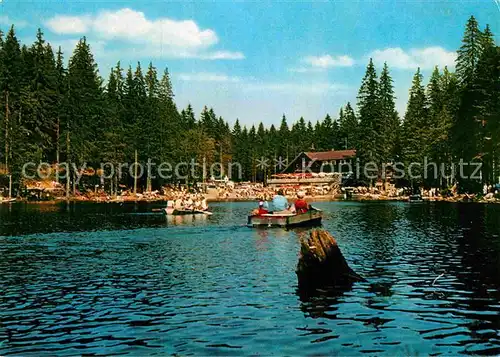 AK / Ansichtskarte Arbersee Seehaus  Kat. Bayerisch Eisenstein