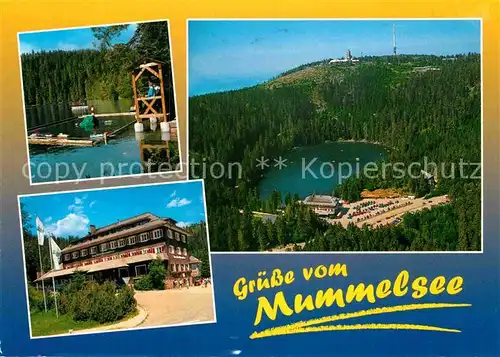 AK / Ansichtskarte Mummelsee Hotel Fliegeraufnahme Kat. Seebach