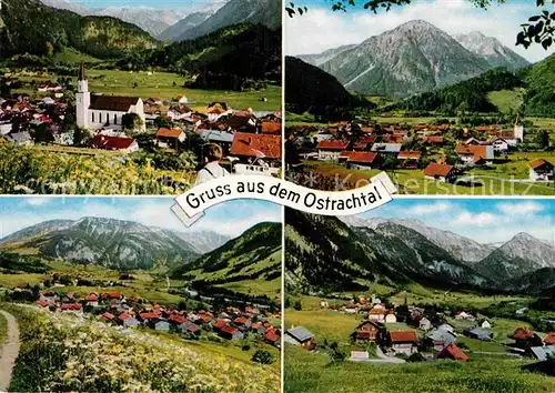 AK / Ansichtskarte Ostrachtal Hindelang Bad Oberdorf Vorderhindelang Hinterstein 