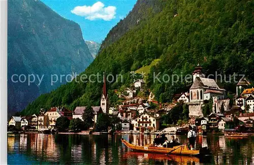 AK / Ansichtskarte Hallstatt Salzkammergut Blick von der Seeseite Kat. Hallstatt